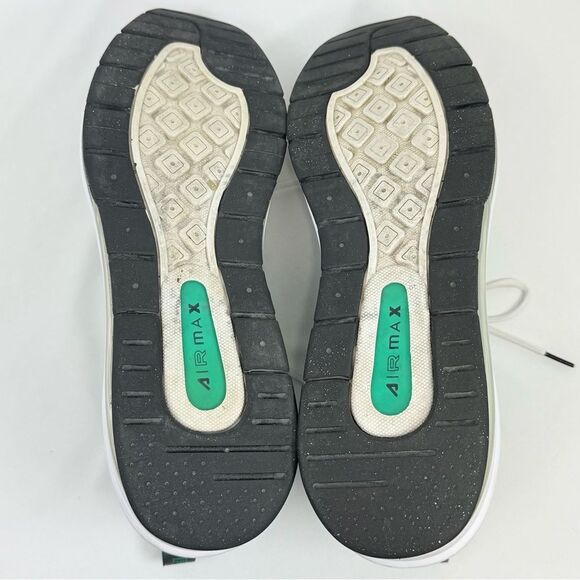 Nike Air Max Genome White Clear Emerald Black Athletic Lace Up Sneakers - Picture 13 of 15